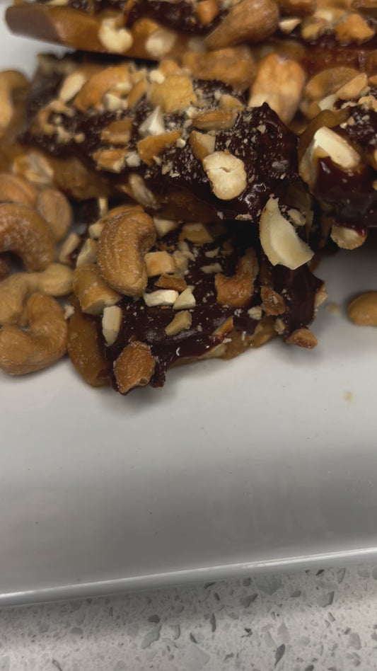 Toffee, Chocolate Covered Cashew